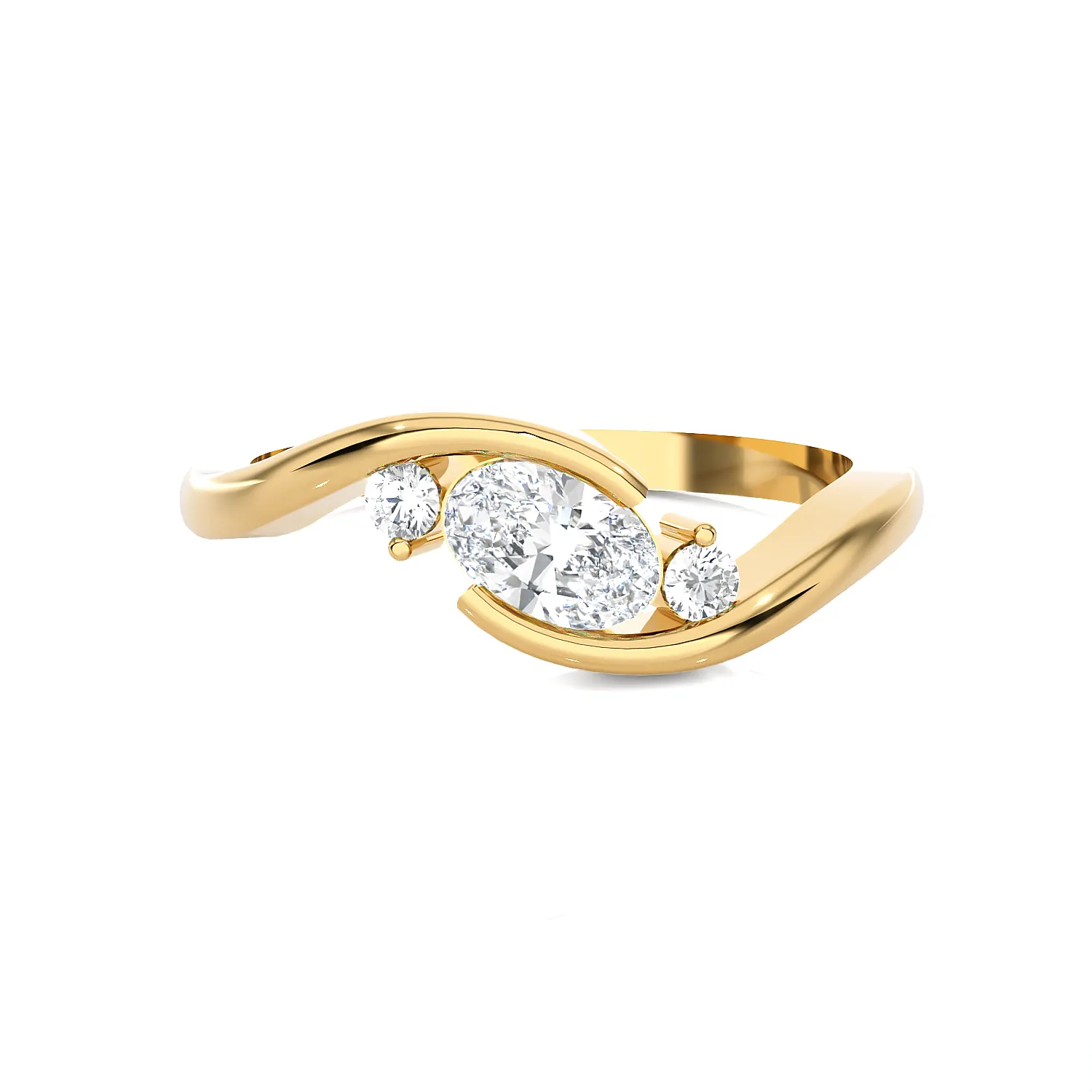 1/2 ctw Round Lab Grown Diamond Ring