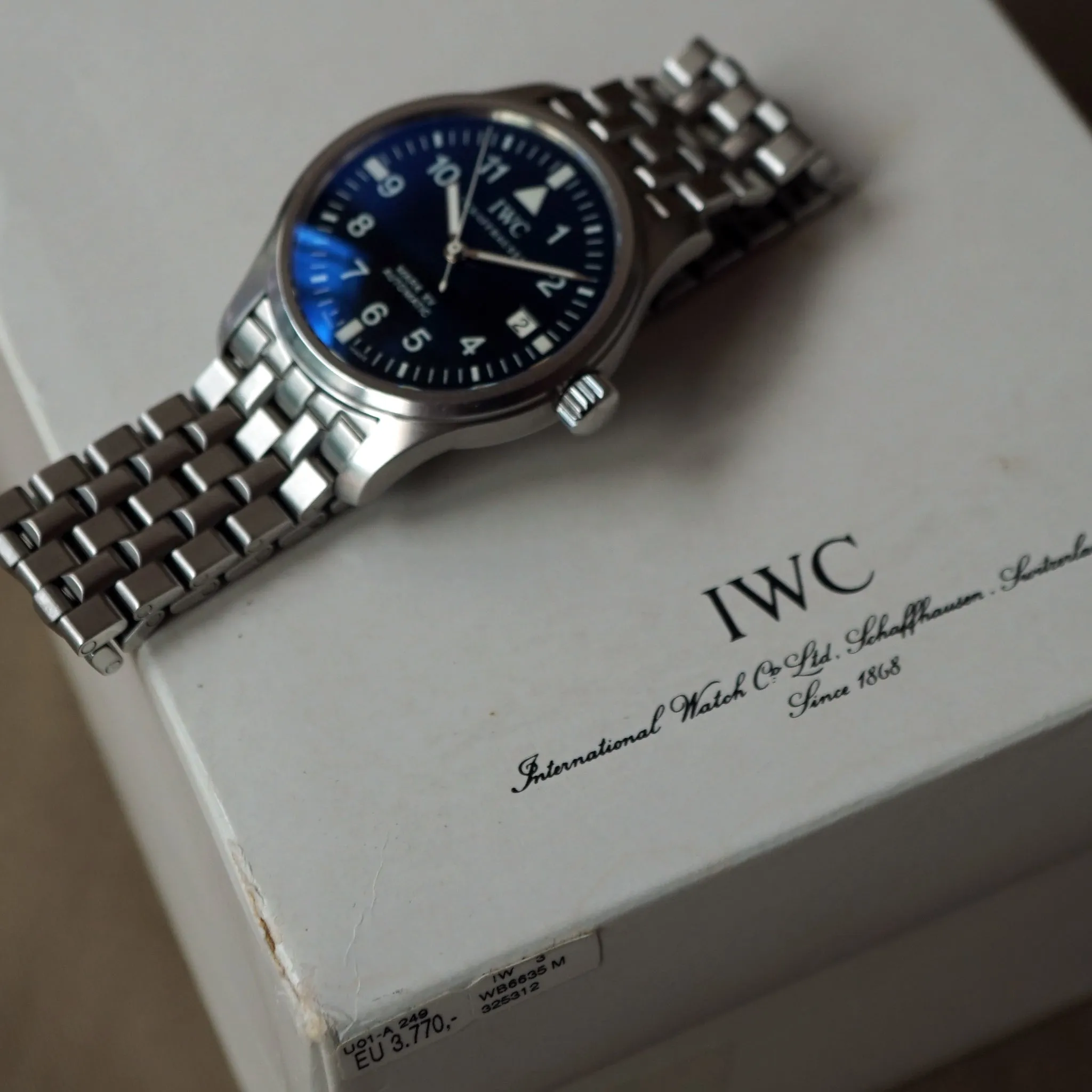 2006 IWC MARK XV 15 PILOT IW3253-07 WATCH