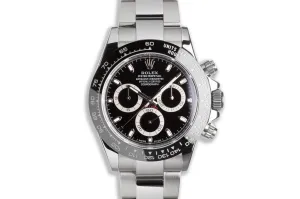 2017 Rolex Daytona 116500LN Ceramic Black Dial with Box, Cards, & Hangtags