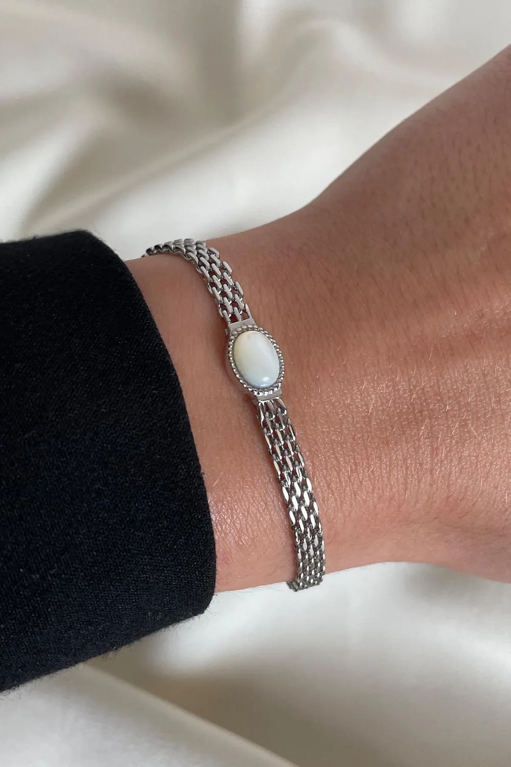 Amalfi Mesh Bracelet Silver