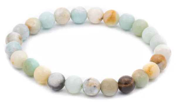 Amazonite Matte Natural Gemstone Bracelet