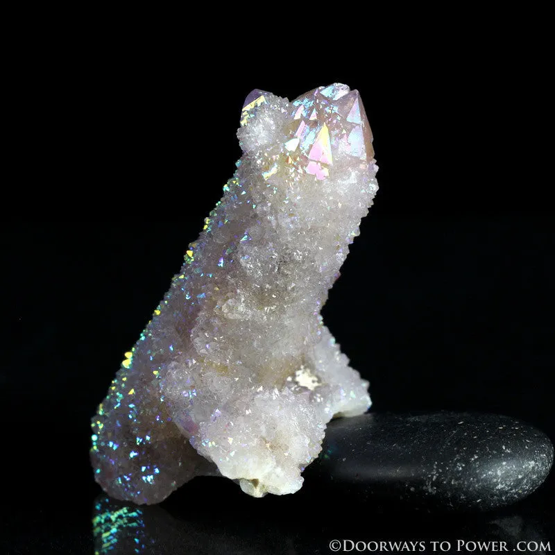 Angel Aura Druzy Spirit Quartz Crystal Cluster