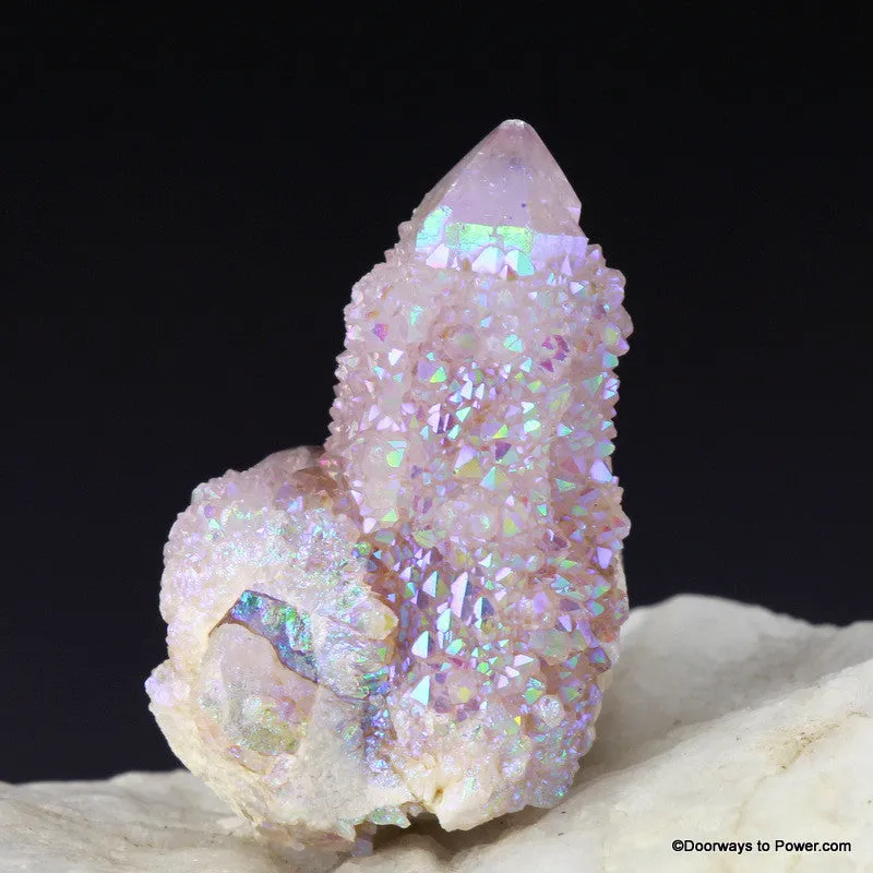 Angel Aura Druzy Spirit Quartz Isis Crystal Cluster AAQC-11