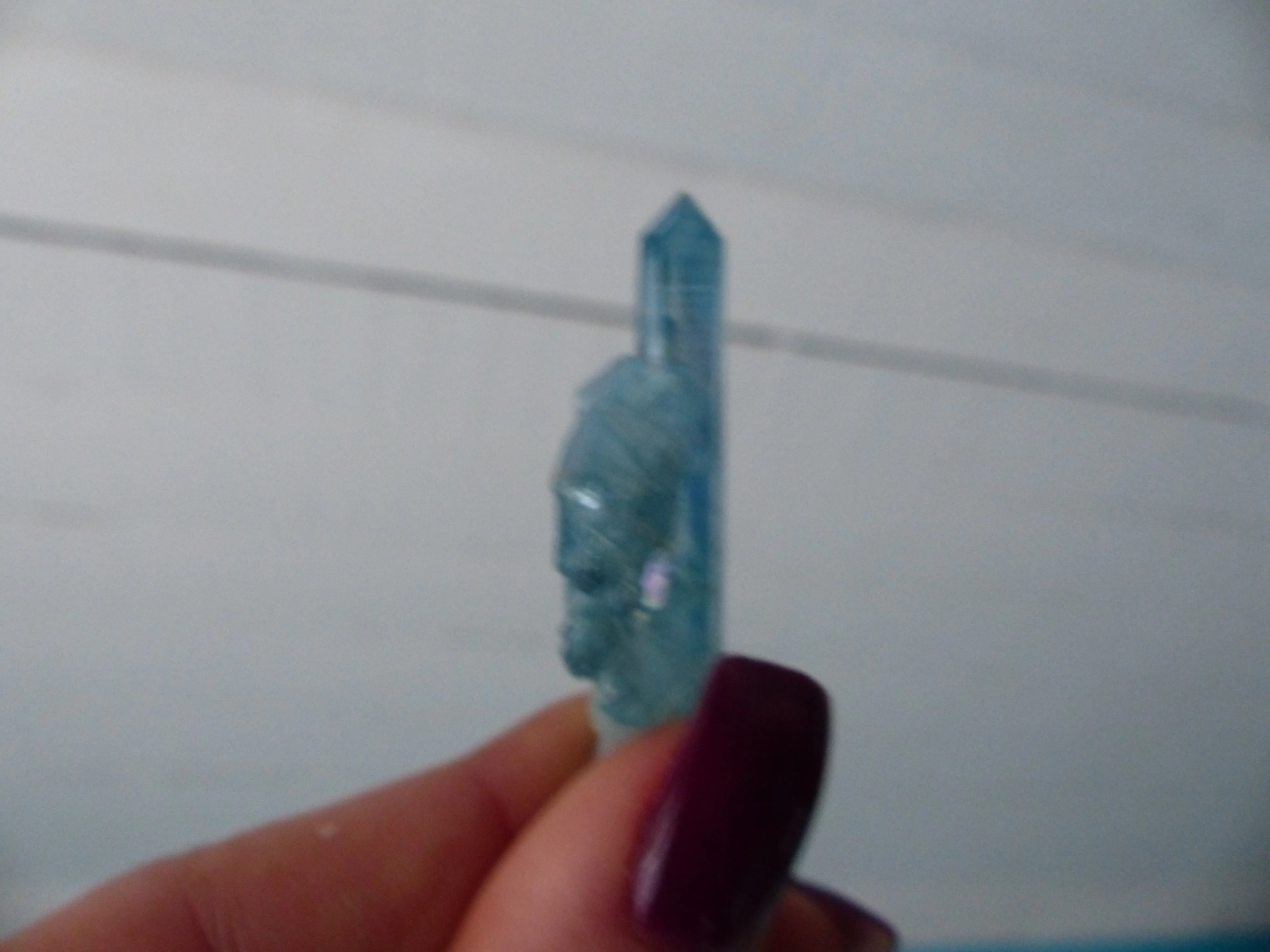 Arkansas Aqua Aura Quartz Point (#4)