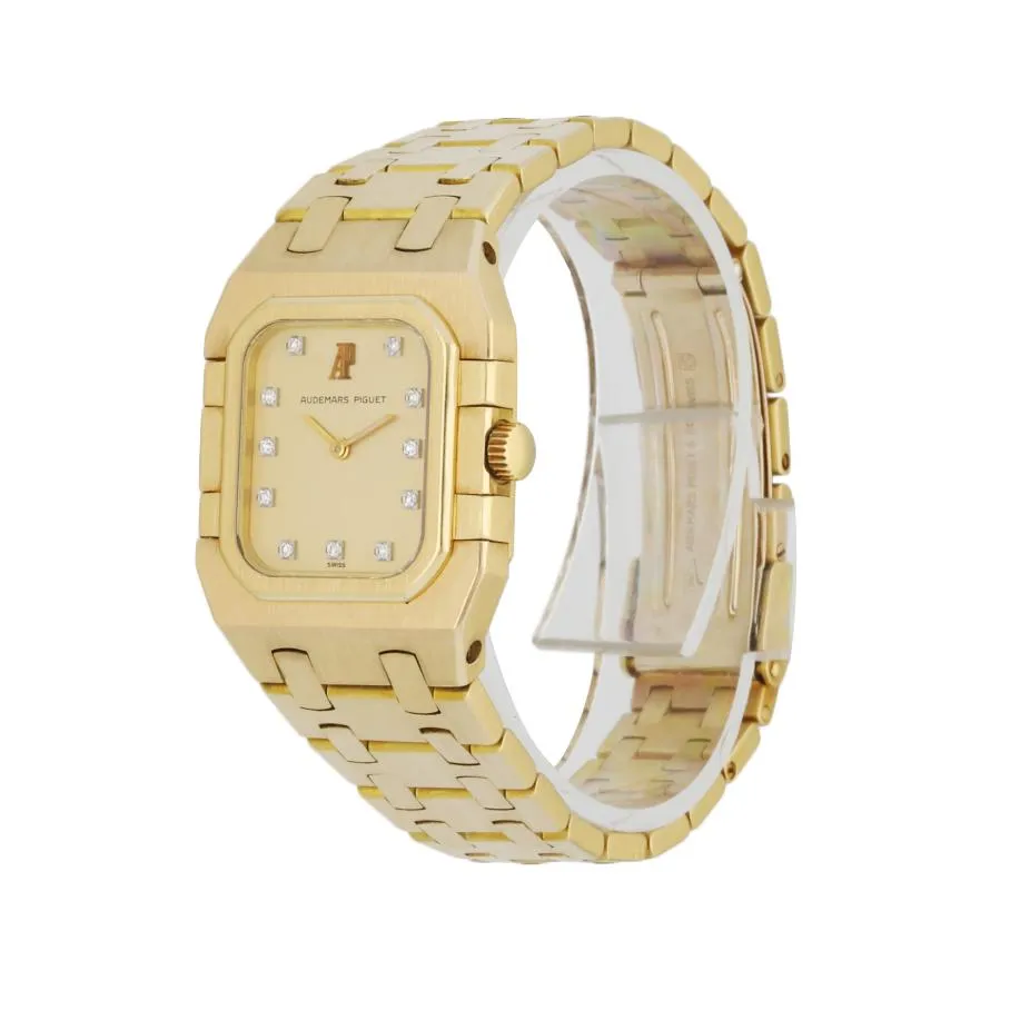 Audemars Piguet 18K Yellow Gold & Diamond Dial Ladies Watch