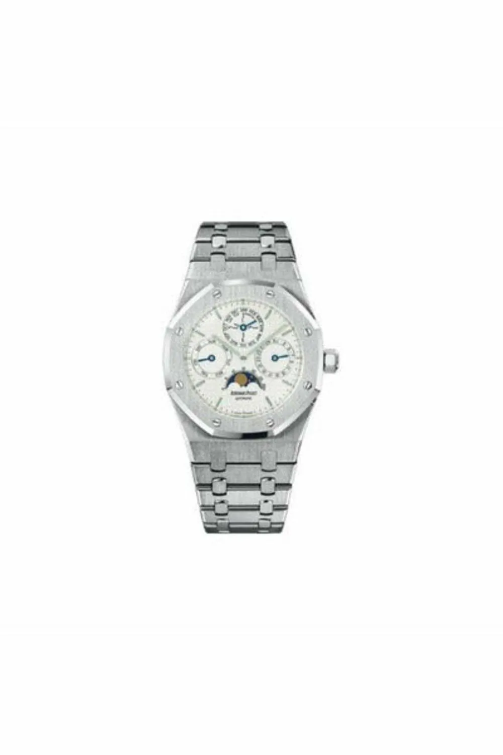 audemars piguet prestige sports stainless steel 39mm x 49mm silver dial men's watch