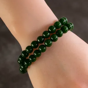 Aventurine  8mm Beads Double Wrap Elastic Gemstone Bracelet