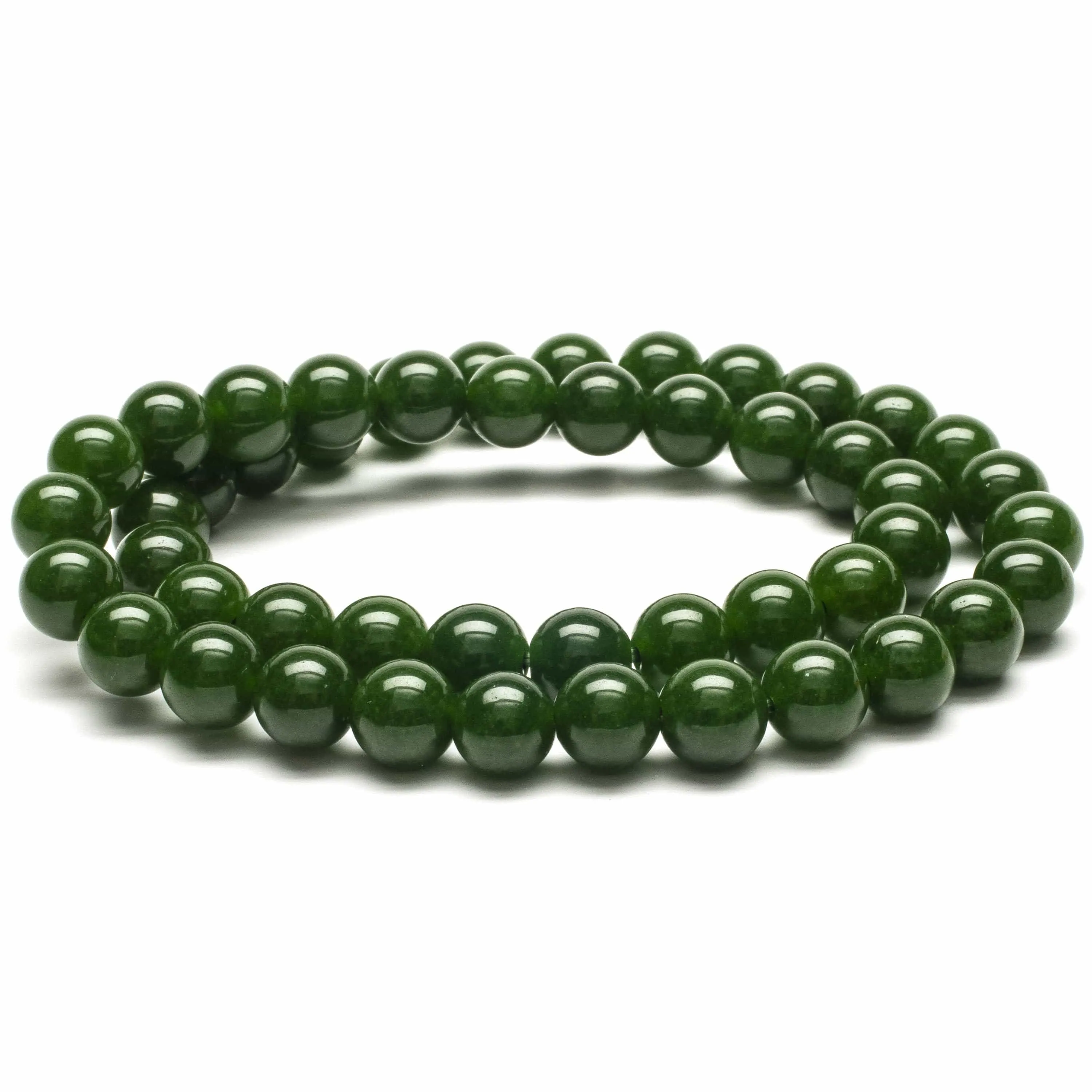 Aventurine  8mm Beads Double Wrap Elastic Gemstone Bracelet