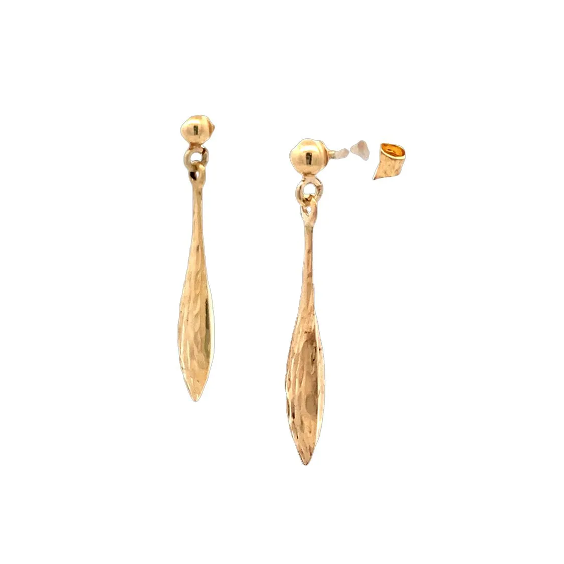 BCJ Estate Jewelry Yellow Gold Drop Earrings