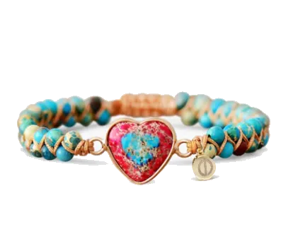 Bracelet d'Amour et d'Amitié "Cœur Passionné"