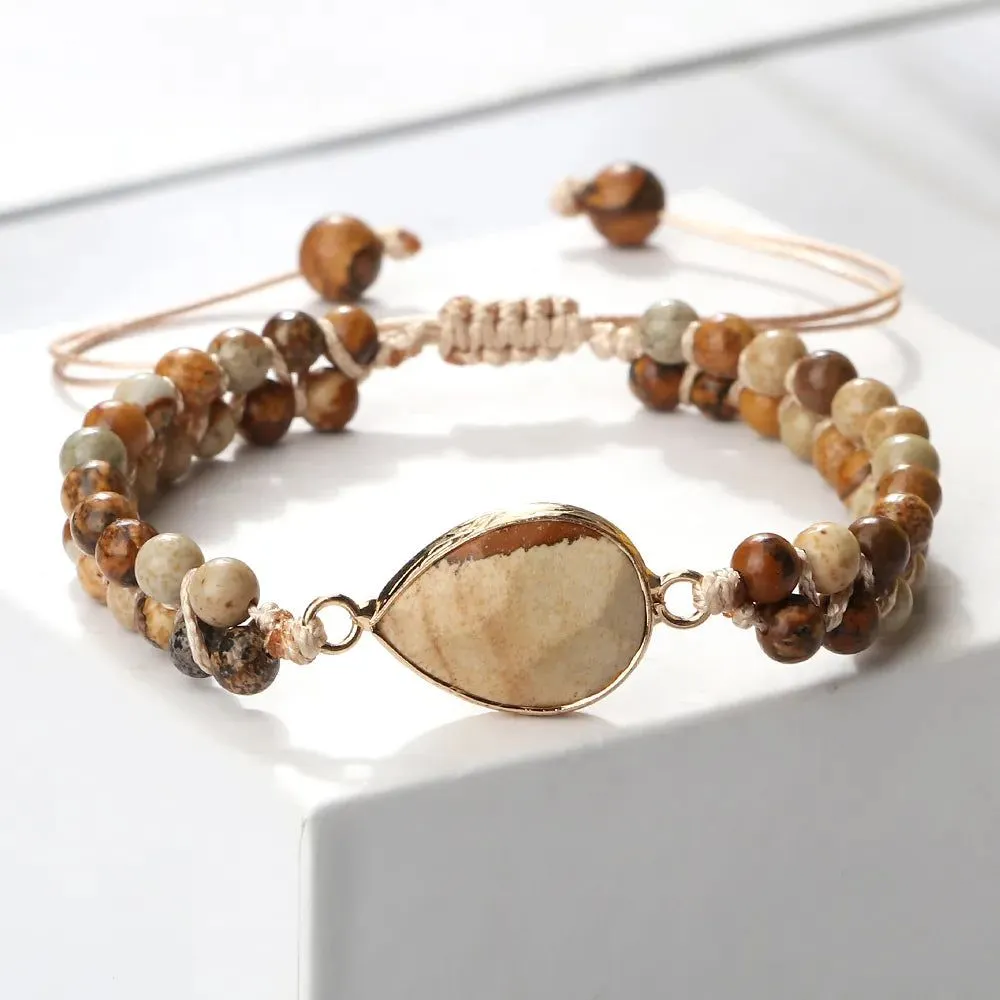 Brown Jasper Wrap Bracelets Collection