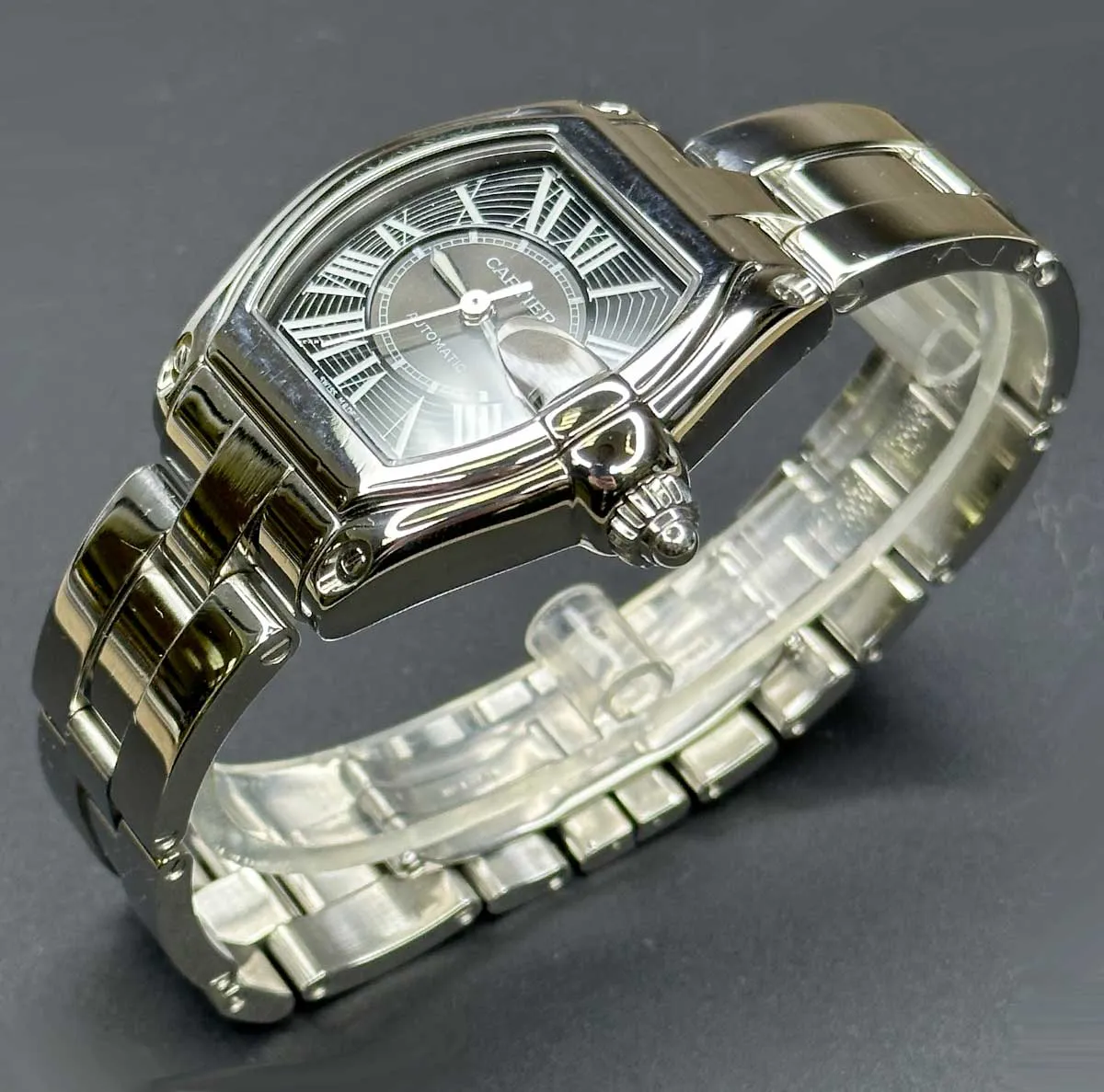 Cartier Roadster Large 2510  - Black Roman Dial