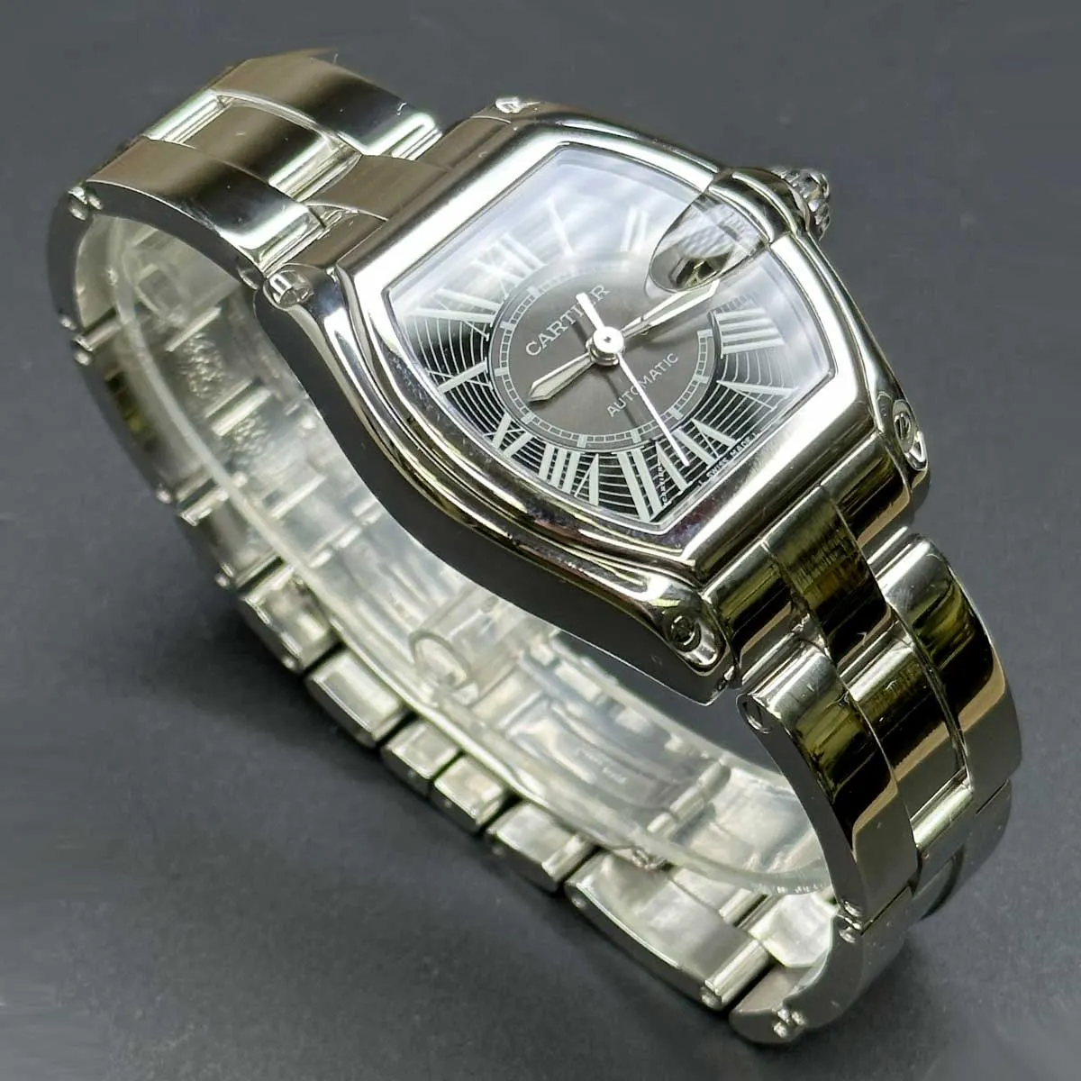 Cartier Roadster Large 2510  - Black Roman Dial