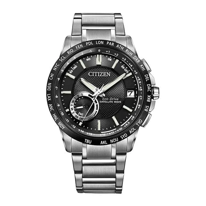 Citizen Gents Eco Drive Satellite Wave World Time GPS Watch CC3005-85E