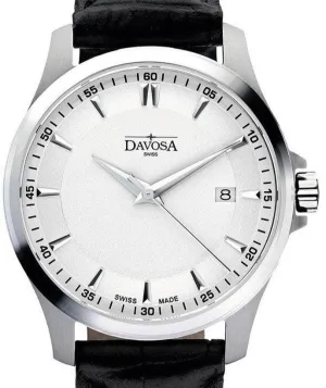 Classic Quartz Swiss-Made White Black Executive Watch 16246615