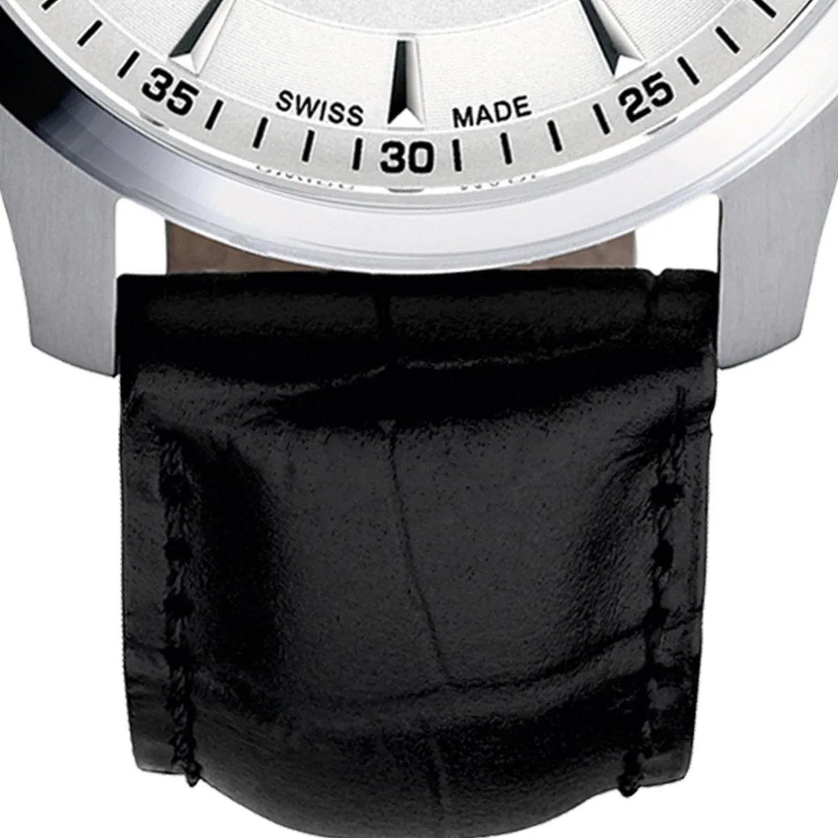 Classic Quartz Swiss-Made White Black Executive Watch 16246615