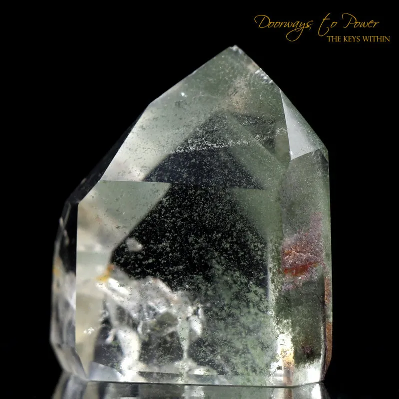 Clear Phantom Manifestation Quartz Crystal Point