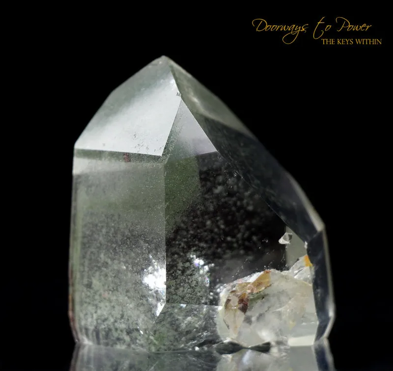 Clear Phantom Manifestation Quartz Crystal Point