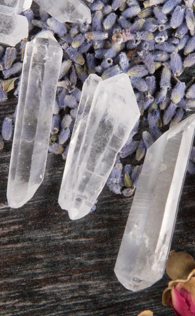 Clear Quartz Crystal Points Minis x 5