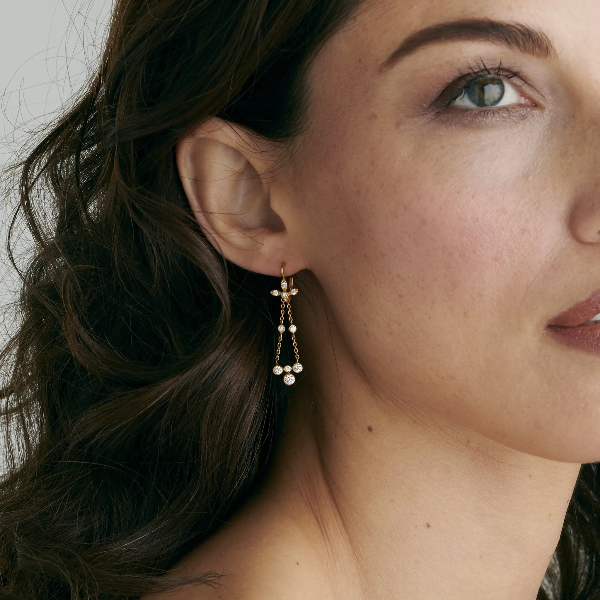 Contemporary Flexible Drop Earrings