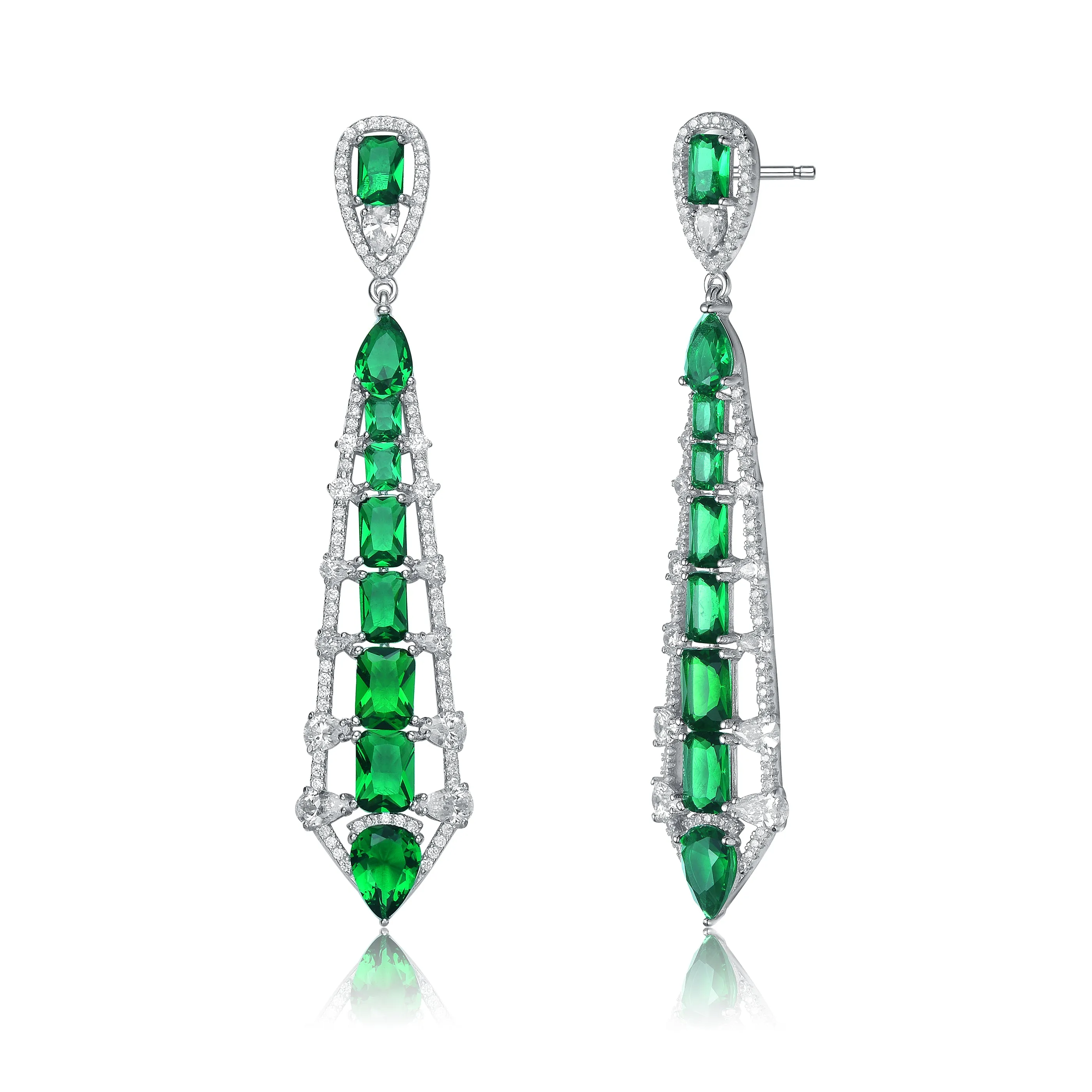 Déco Palais Geometric Drop Earrings