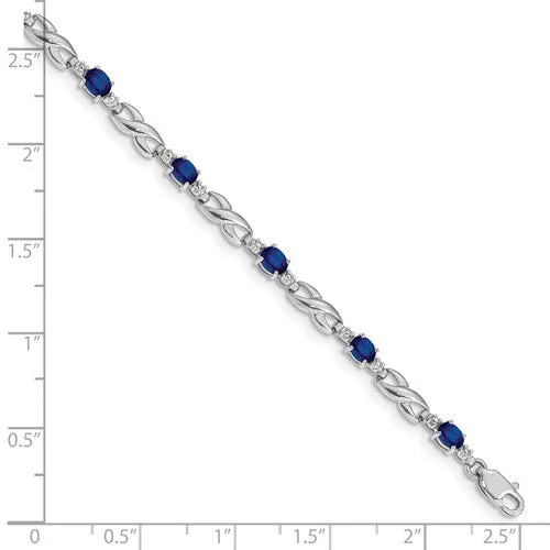 Diamond and Sapphire Bracelet QG