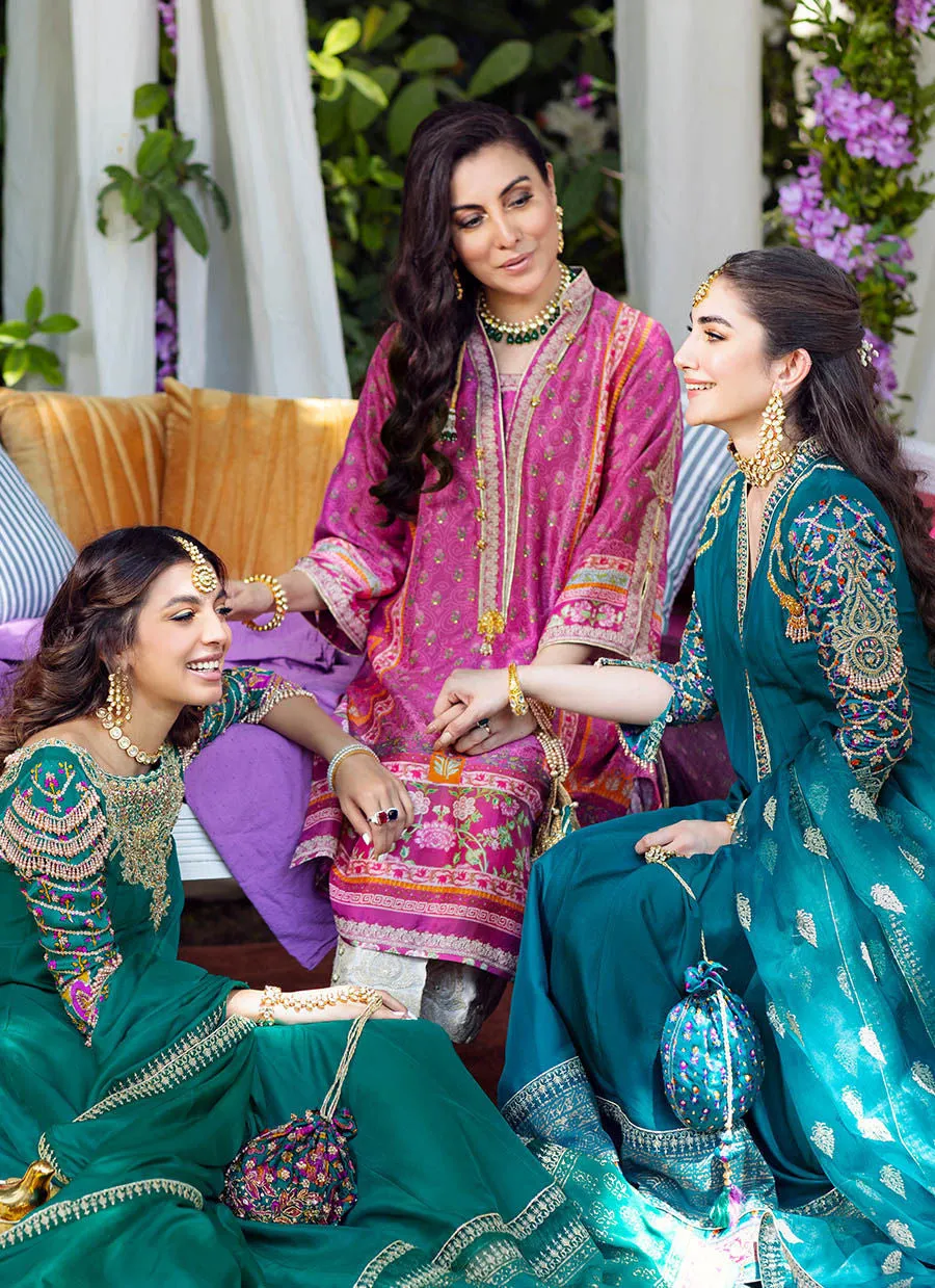 Eira Emerald Kalidaar and dupatta