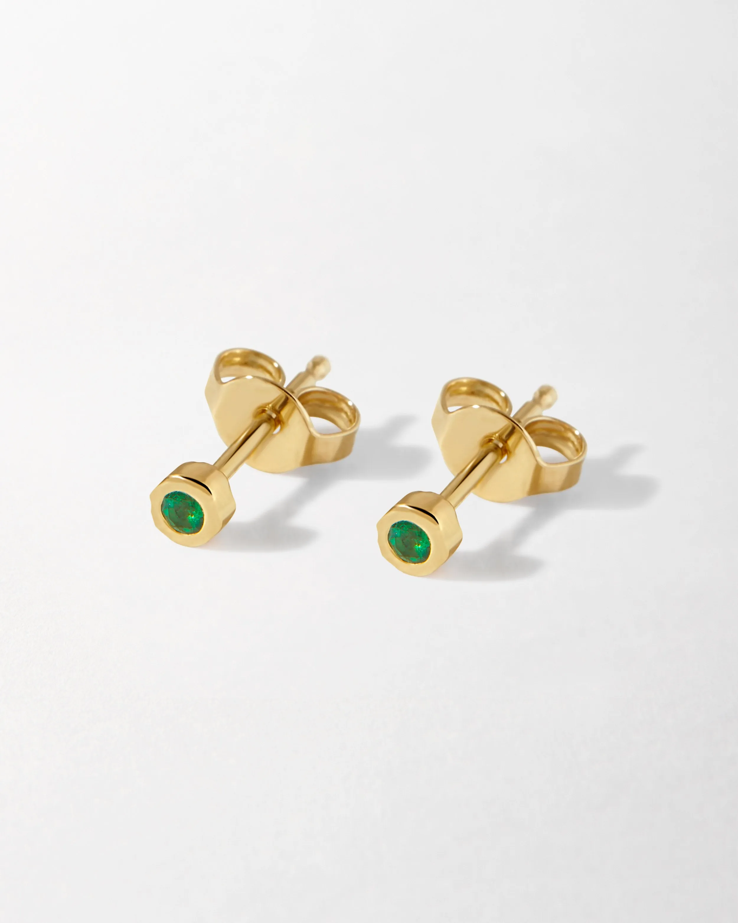 Emerald Stud Earrings