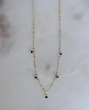 Five Lapis Necklace