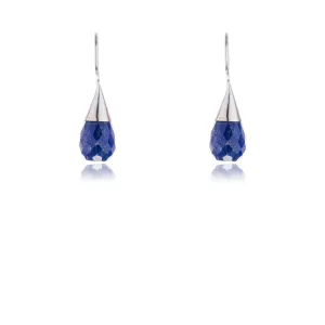 Kia Lapis Drop Earrings in Sterling Silver