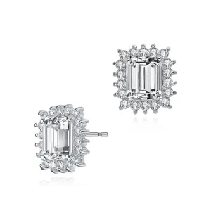 La Roche Midi Halo Stud Earrings