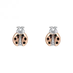 Ladybird Stud Earrings With Diamond E6433