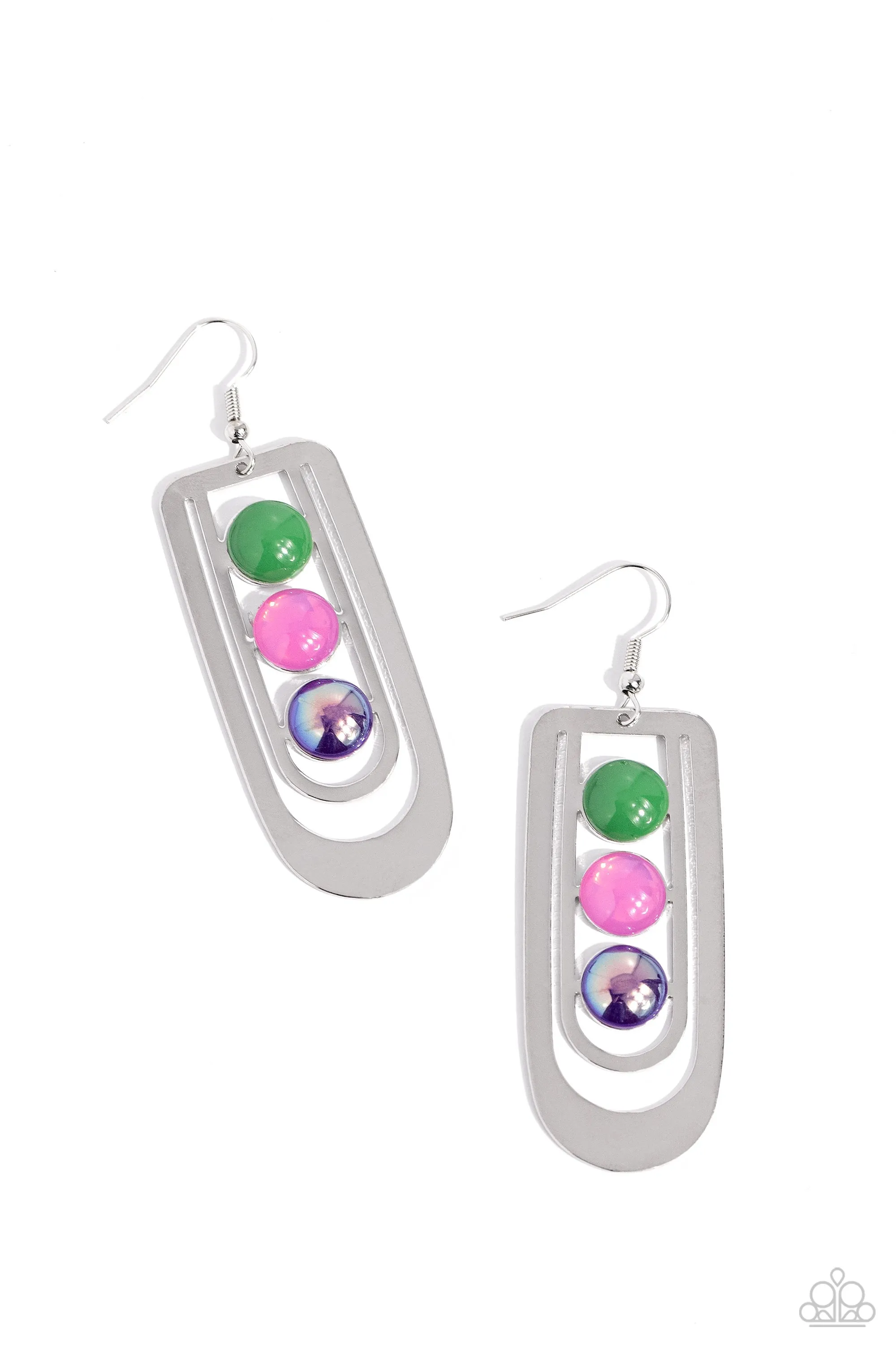 Layered Lure - Multi Earrings - Paparazzi Accessories