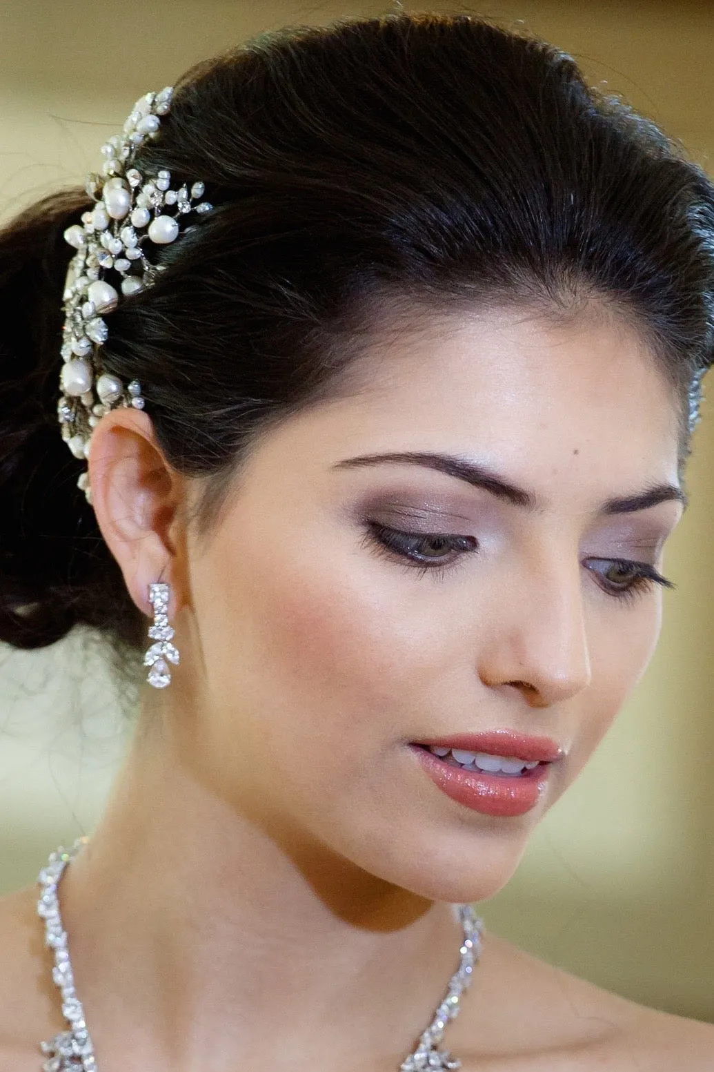 Leizia Cubic Zirconia Bridal Earrings