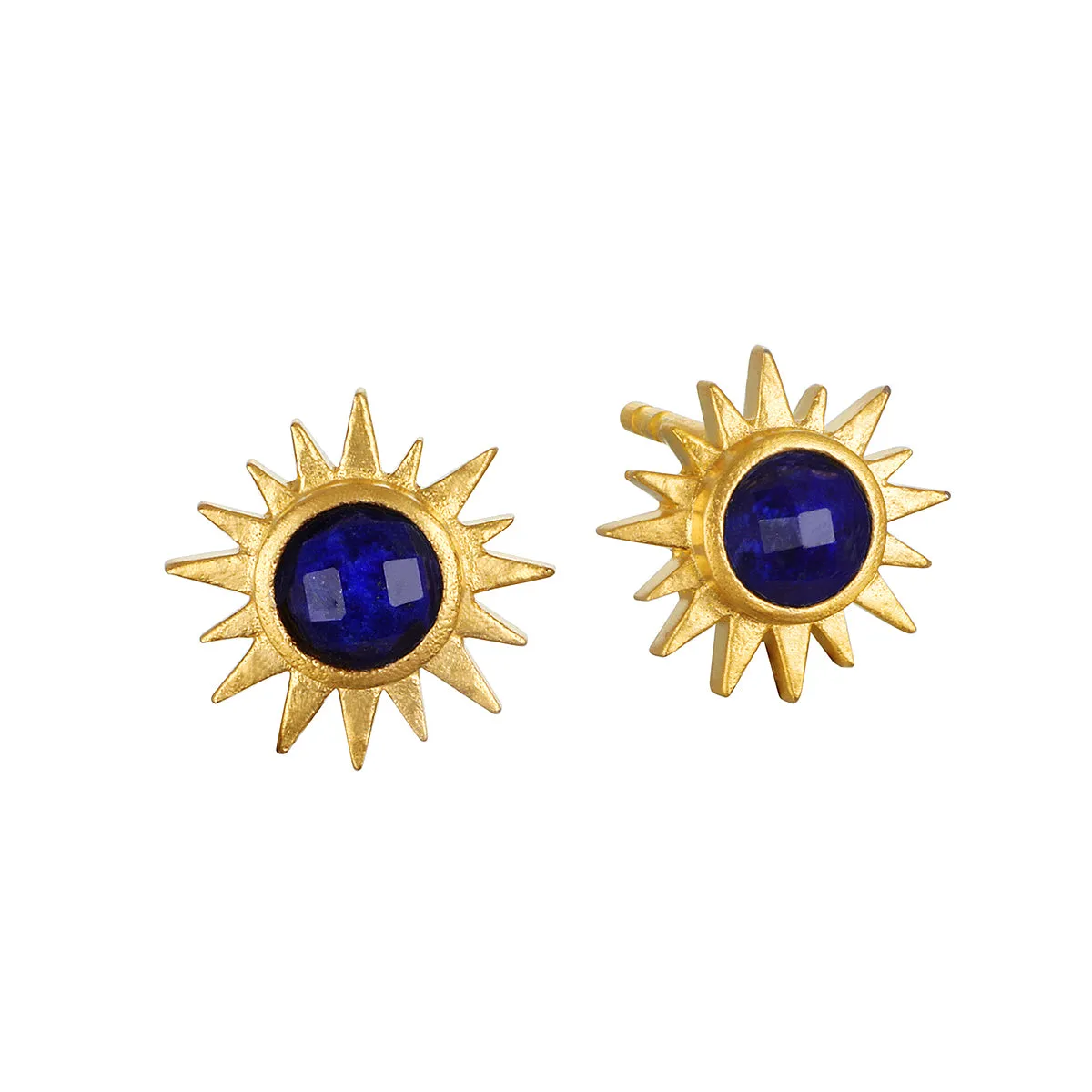 Light Seeker Lapis Starburst Earrings