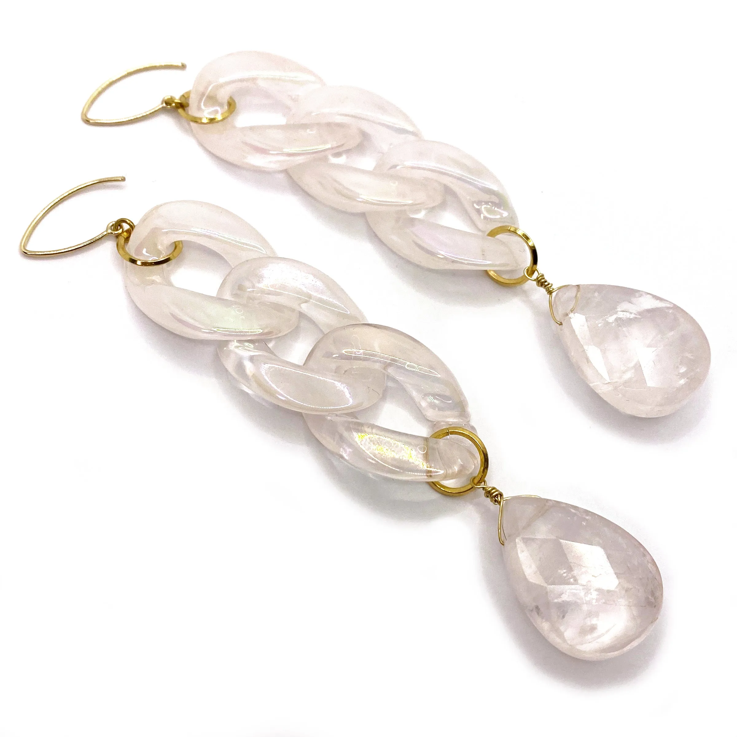 MPR x THE IMAGINARIUM: Rose Quartz Sparkle Surprise Earrings