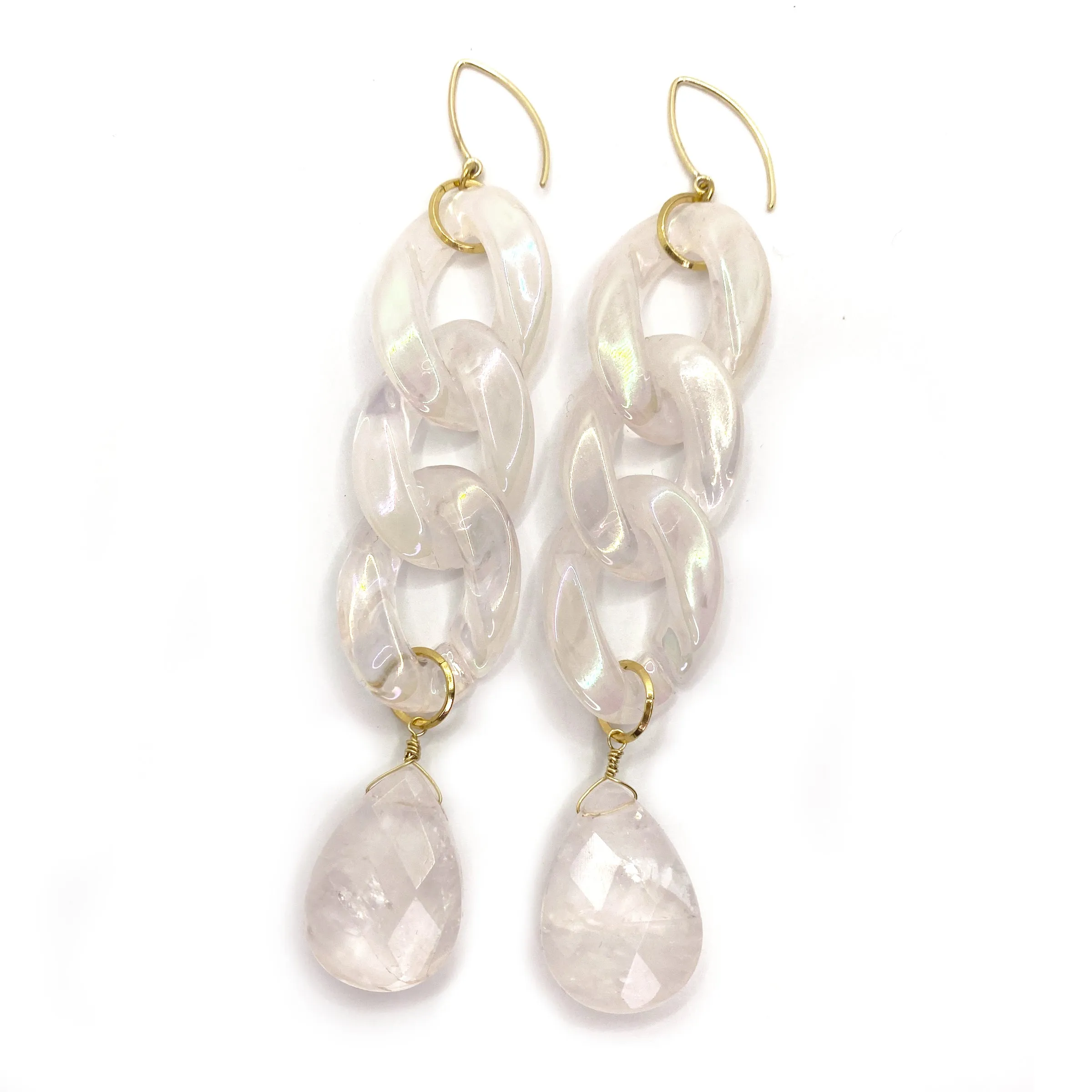 MPR x THE IMAGINARIUM: Rose Quartz Sparkle Surprise Earrings