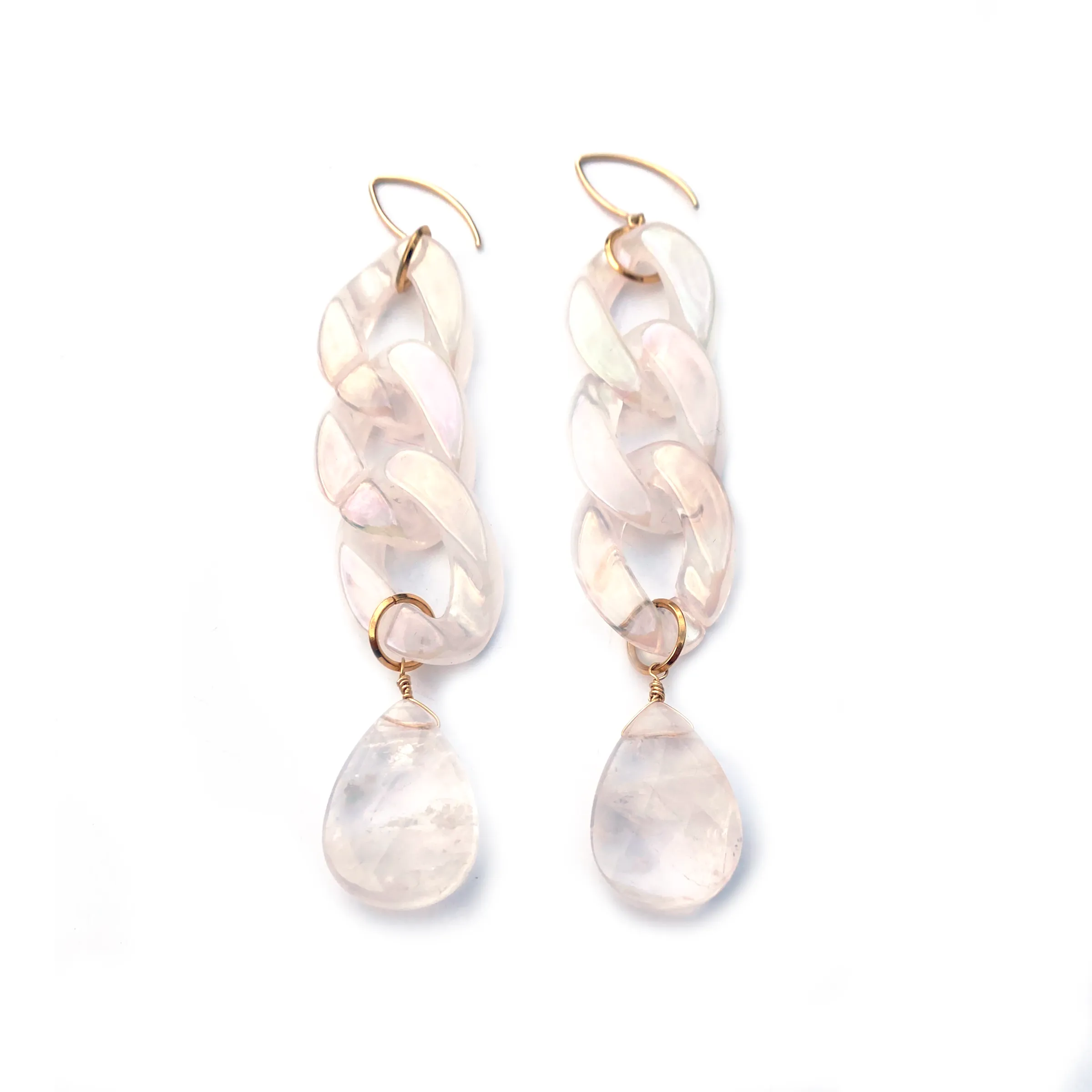 MPR x THE IMAGINARIUM: Rose Quartz Sparkle Surprise Earrings