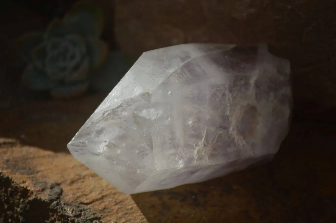 Natural Large Pale Brandberg Amethyst Quartz Crystals x 6 From Brandberg, Namibia