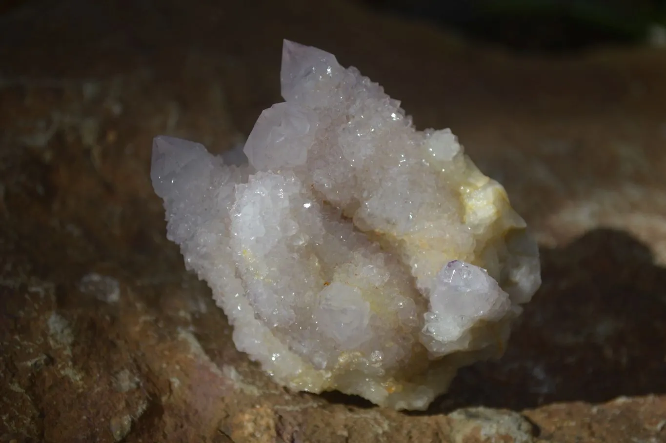 Natural Pale Lilac Spirit Quartz Clusters x 6 From Boekenhouthoek, South Africa