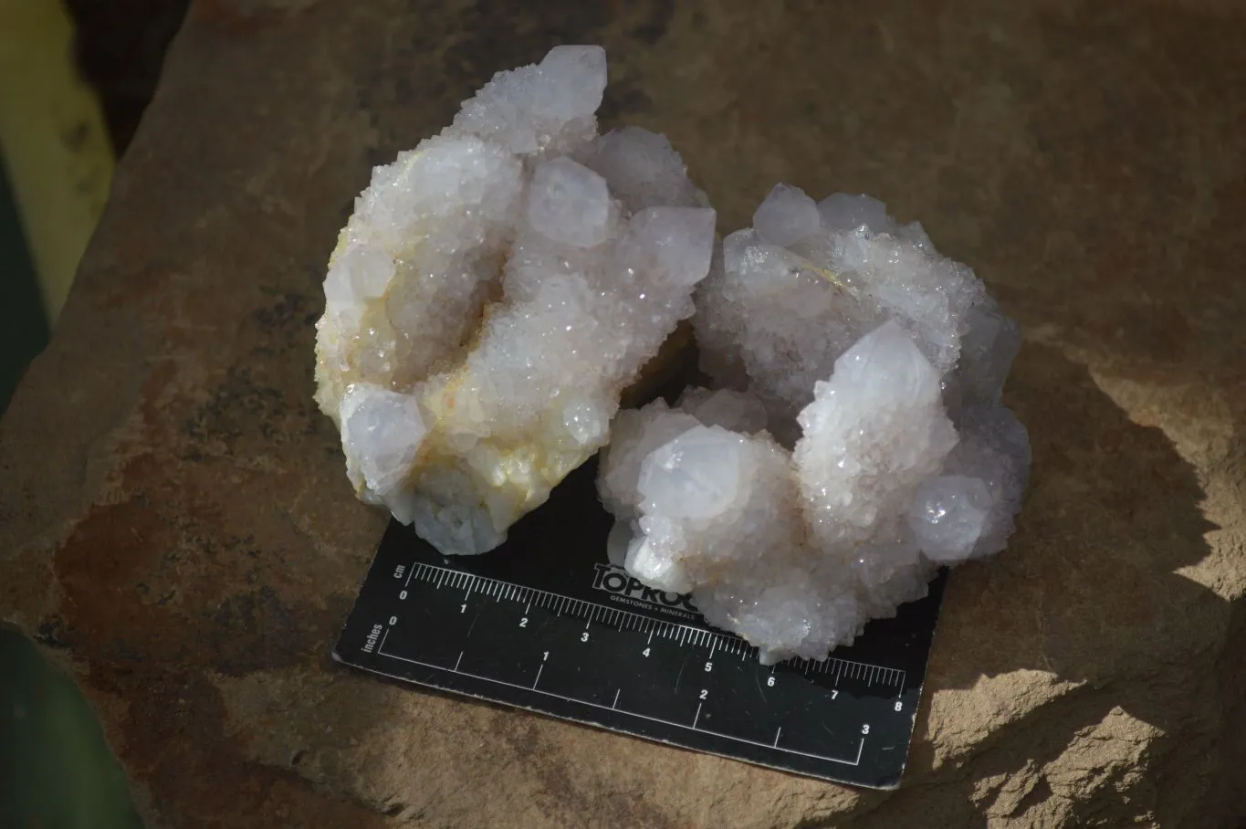 Natural Pale Lilac Spirit Quartz Clusters x 6 From Boekenhouthoek, South Africa