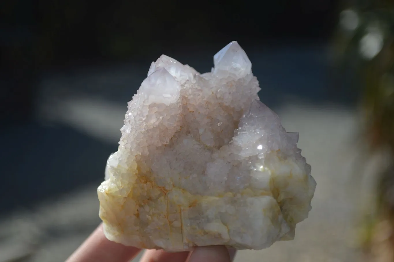 Natural Pale Lilac Spirit Quartz Clusters x 6 From Boekenhouthoek, South Africa