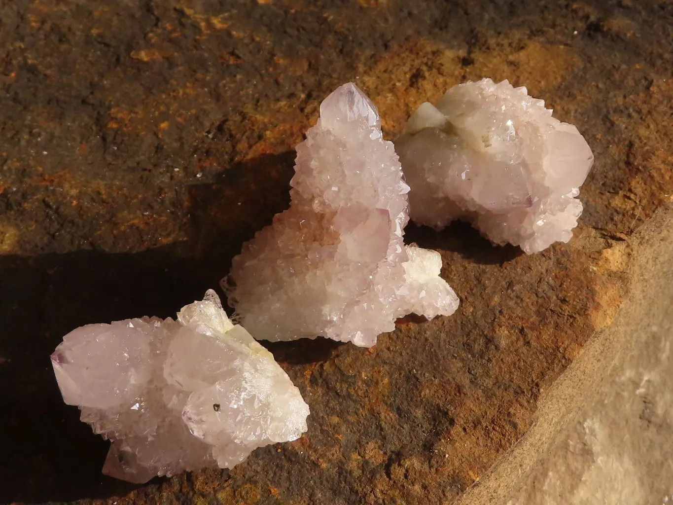 Natural Pale Lilac Spirit Quartz Crystals x 35 From Boekenhouthoek, South Africa