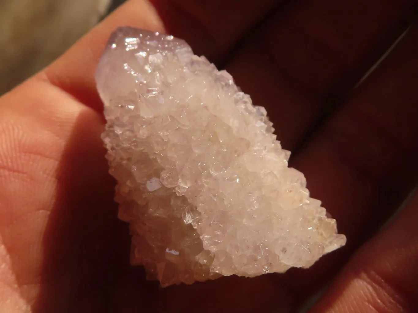 Natural Pale Lilac Spirit Quartz Crystals x 35 From Boekenhouthoek, South Africa