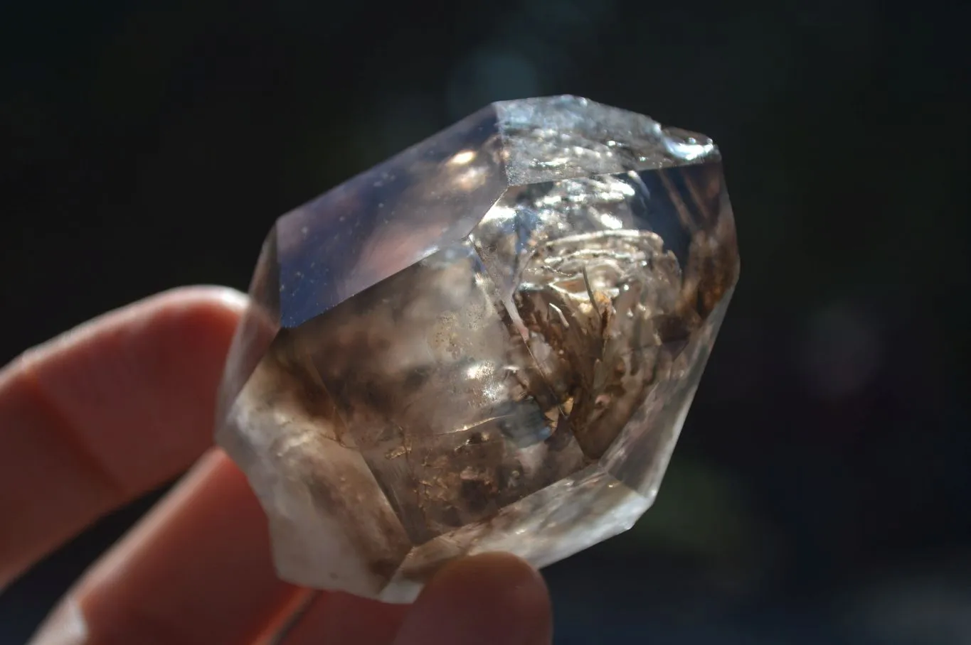 Natural Smokey Window Brandberg Quartz & Matrix Specimens x 6 From Brandberg, Namibia