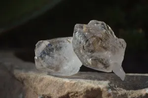 Natural Stunning Clear & Smokey Brandberg Quartz Crystals x 20 From Brandberg, Namibia