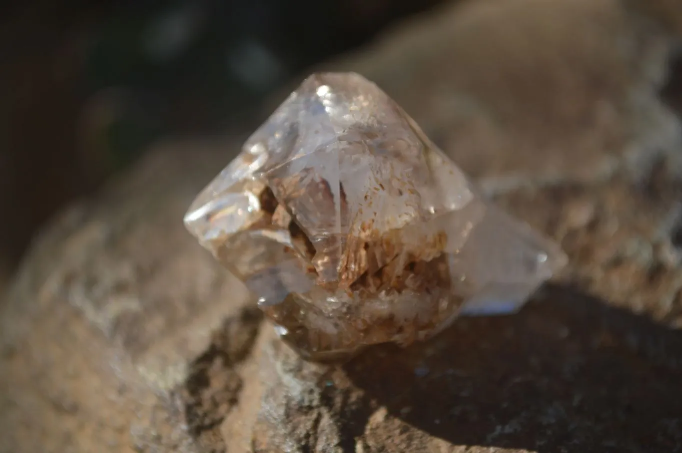 Natural Stunning Clear & Smokey Brandberg Quartz Crystals x 20 From Brandberg, Namibia