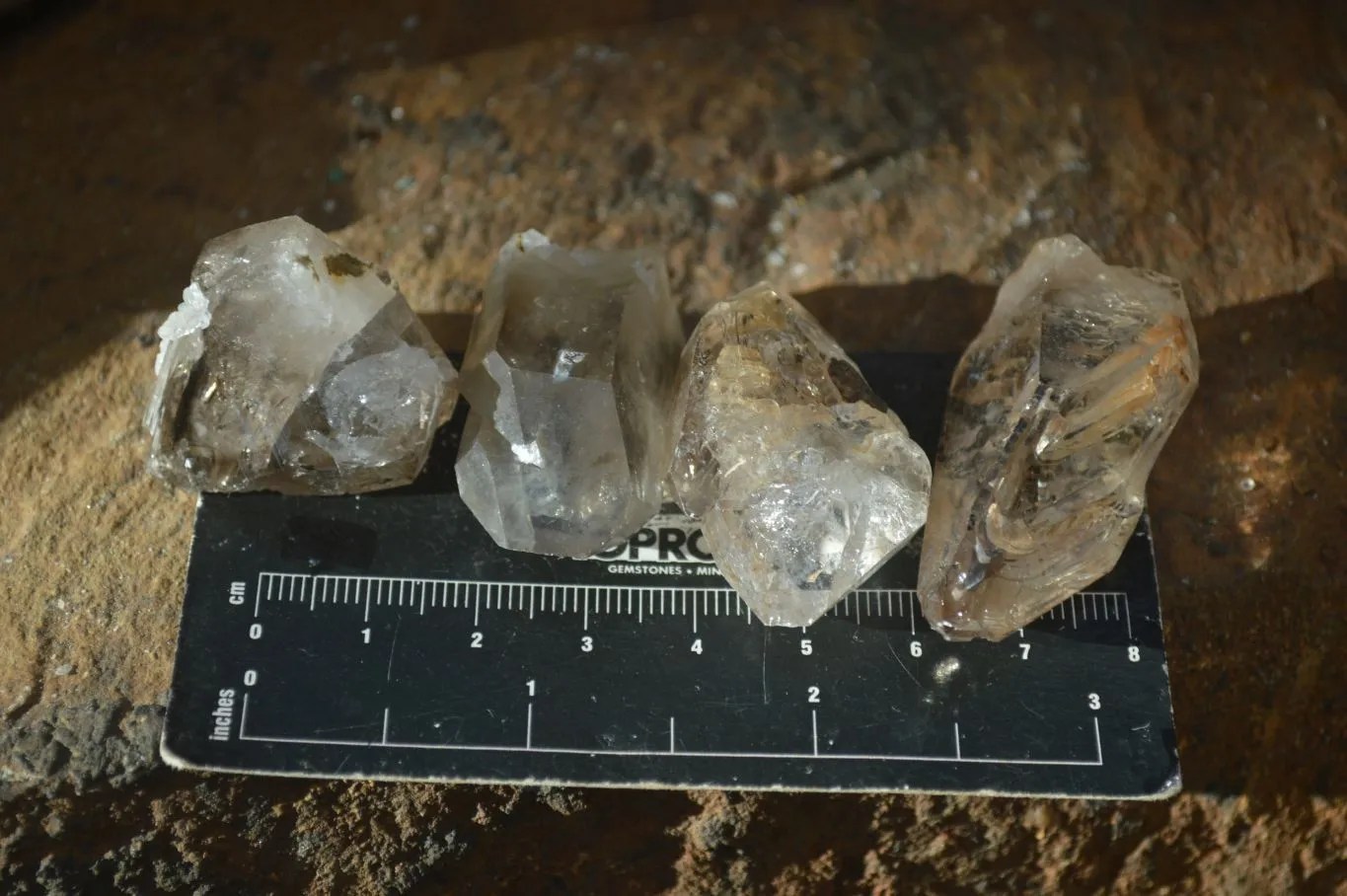 Natural Stunning Clear & Smokey Brandberg Quartz Crystals x 20 From Brandberg, Namibia