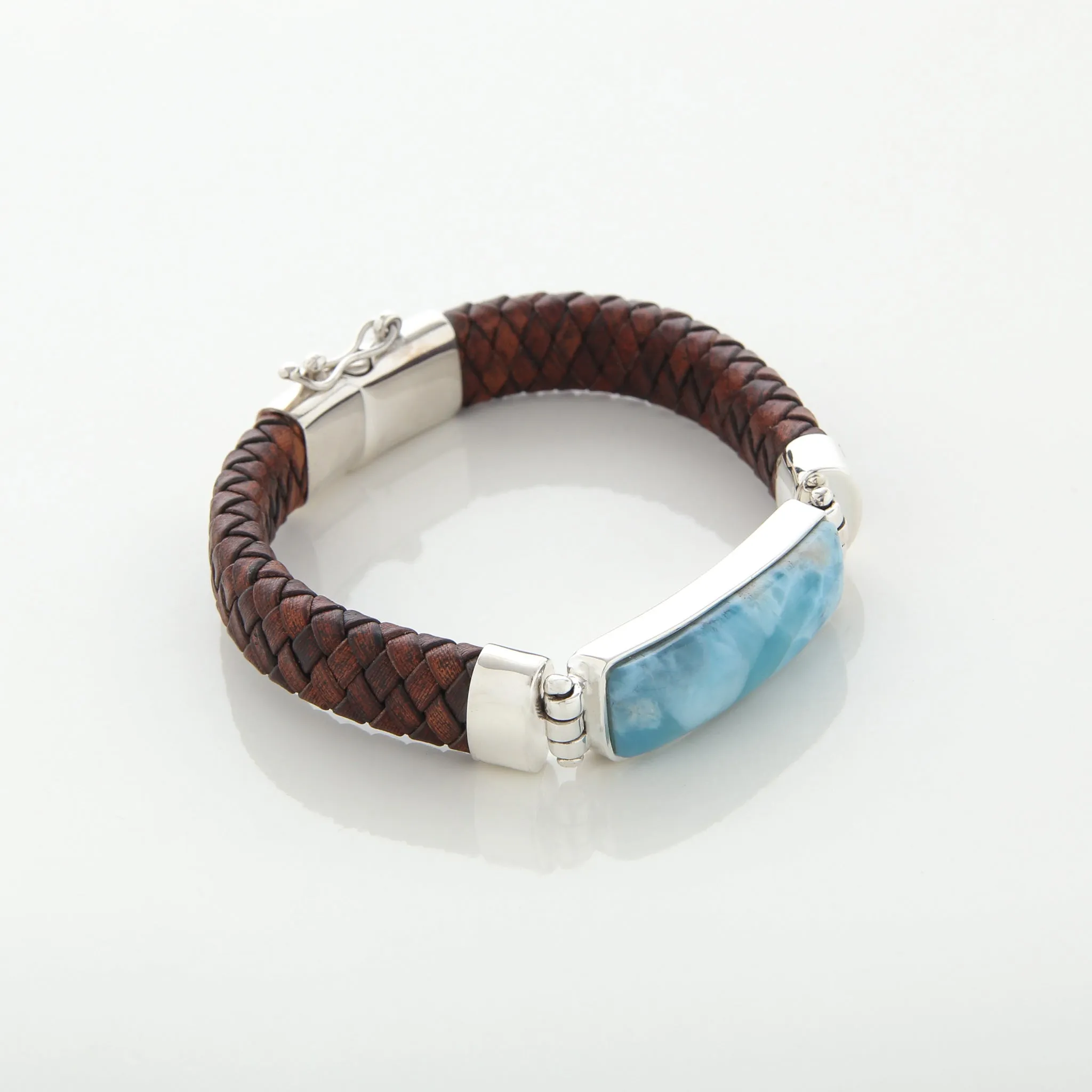 Omer Brown Leather Bracelet