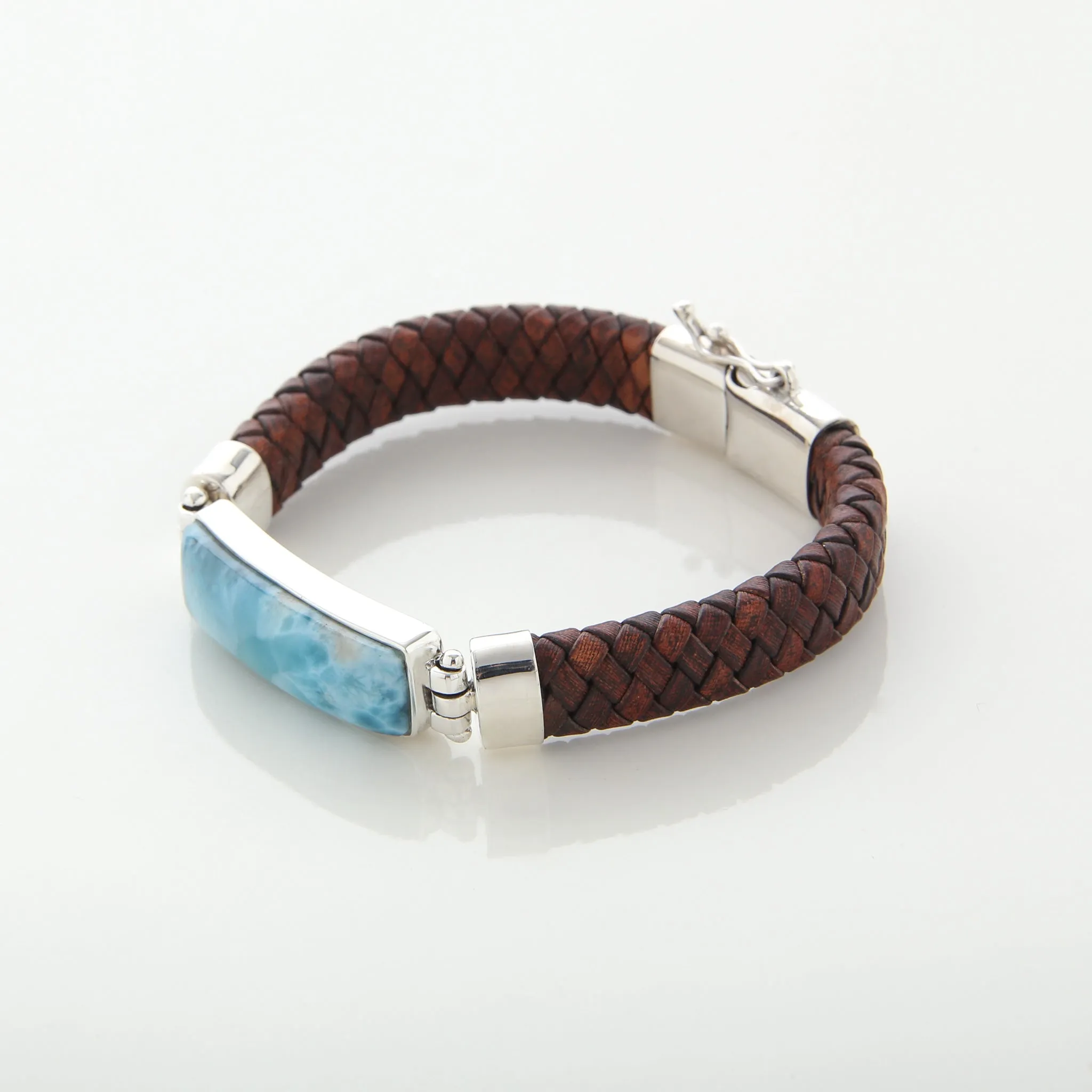 Omer Brown Leather Bracelet